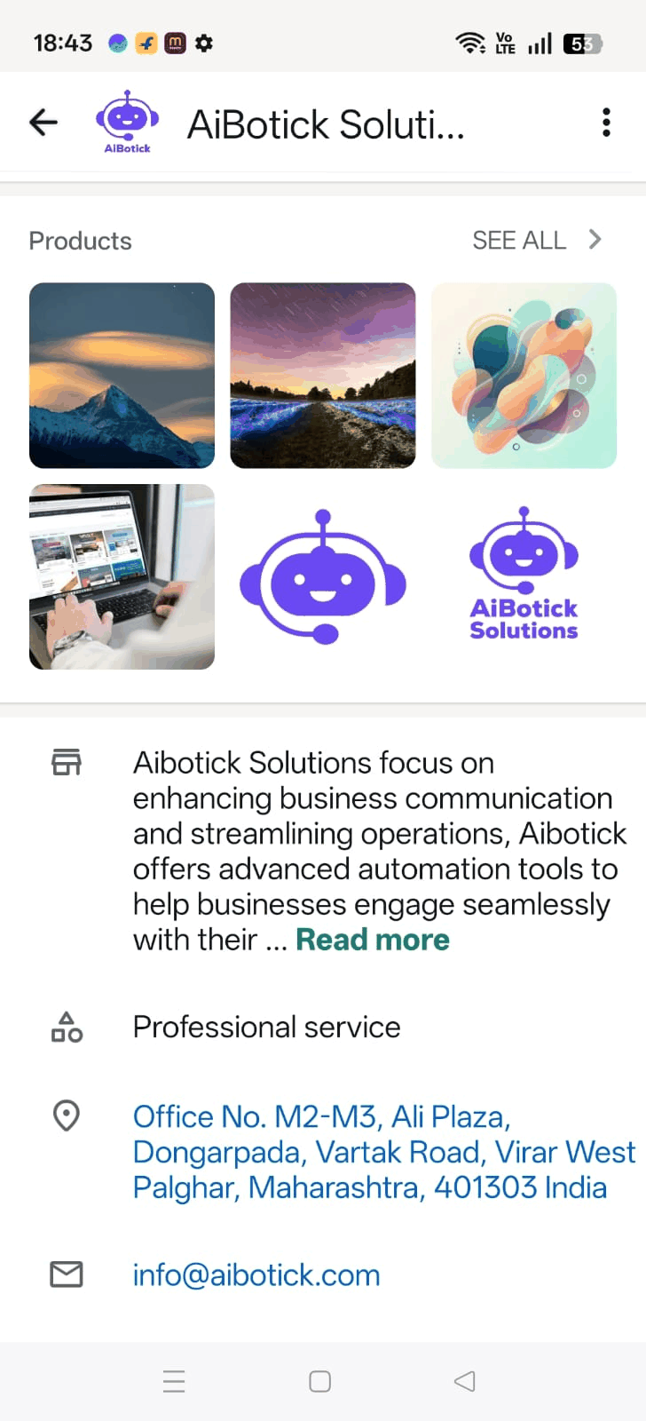 AiBotick WhatsApp Commerce — in-chat product catalog with cart, checkout and payment integration