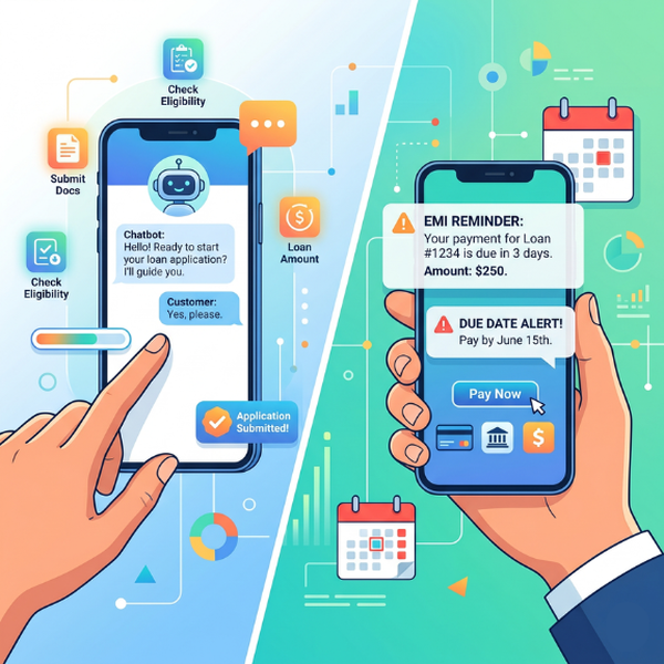 Loan Application & EMI Reminders