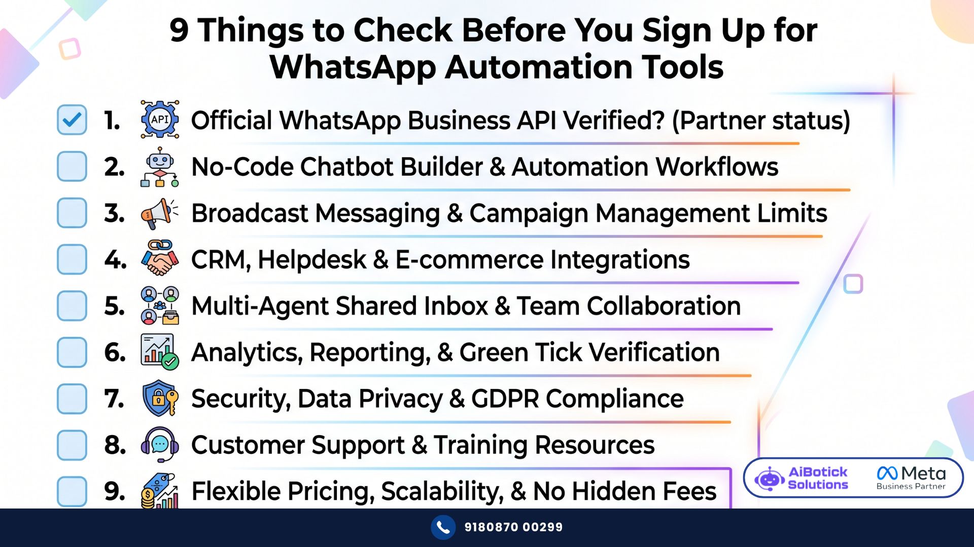 WhatsApp automation tools India checklist 2026