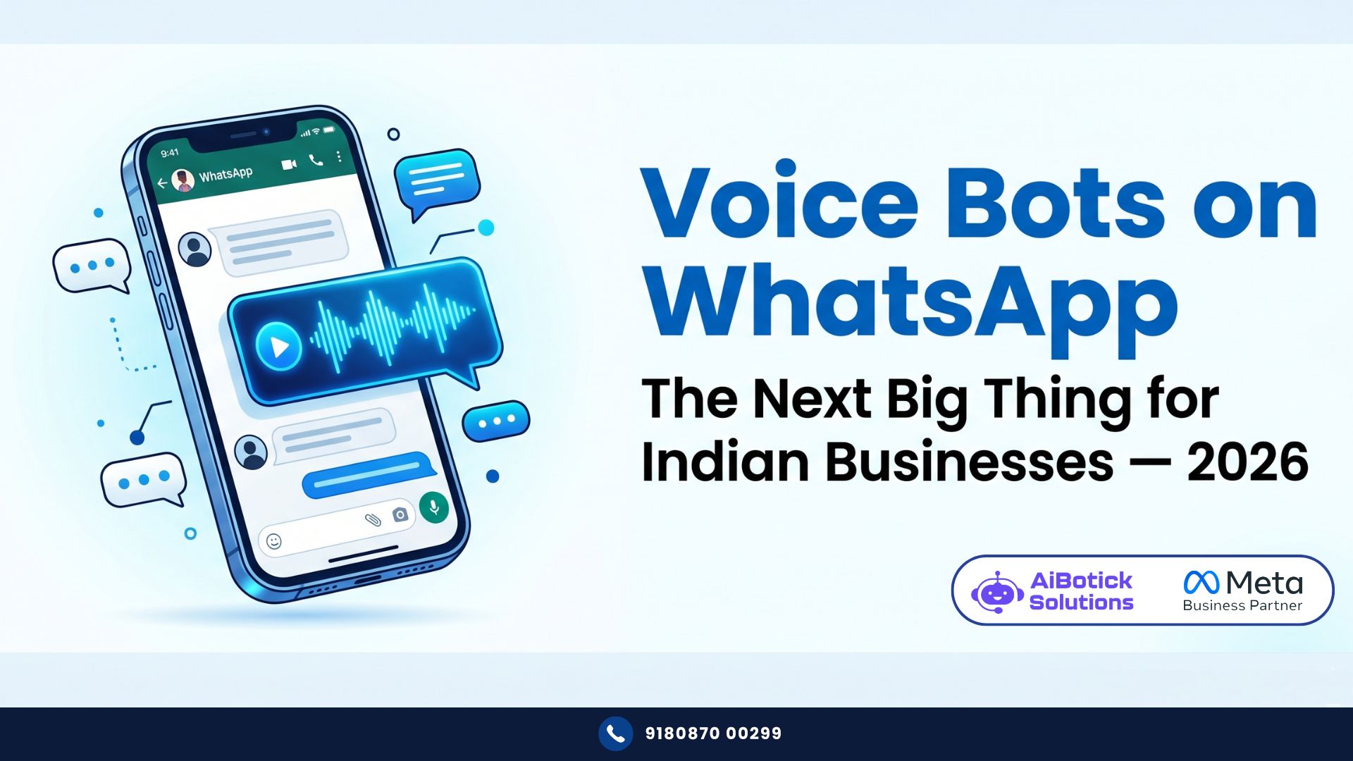 WhatsApp voice bot for Indian businesses 2026 — AiBotick